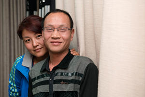 Luo Mingzhang and wife (Curtain shop owners)