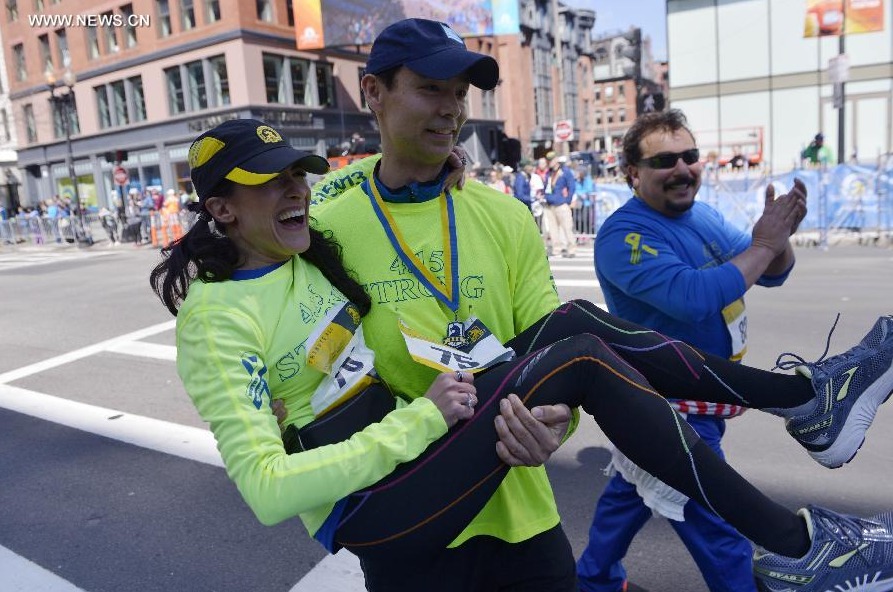 Boston Marathon tribute unites survivors, first responders