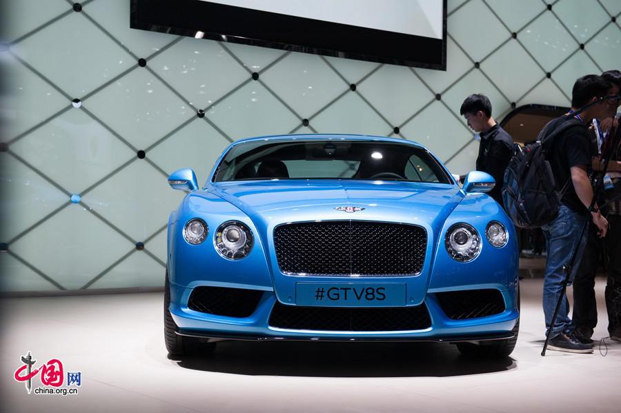 The 2014 Beijing International Automotive Exhibition in Beijing, China, April 20, 2014. The auto show will be held on April 21-29, attracting over 2,000 exhibitors from 14 countries and regions. [Photo by Chen Boyuan / China.org.cn]