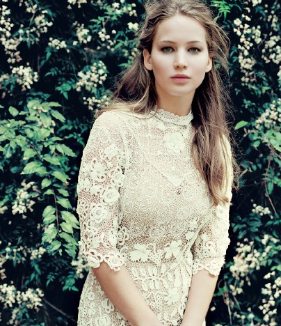 Jennifer Lawrence, one of the 'top 10 desirable women in 2014' by China.org.cn.