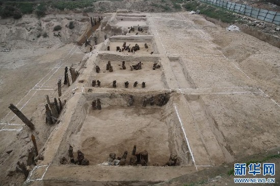 Weiqiao Bridge Relics Site, one of the 'Top 10 Chinese archaeological discoveries in 2013' by China.org.cn