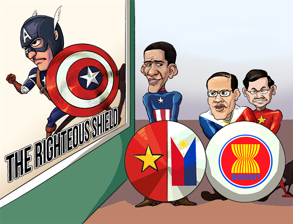 A shield against China. [By Yang Yongliang/China.org.cn]