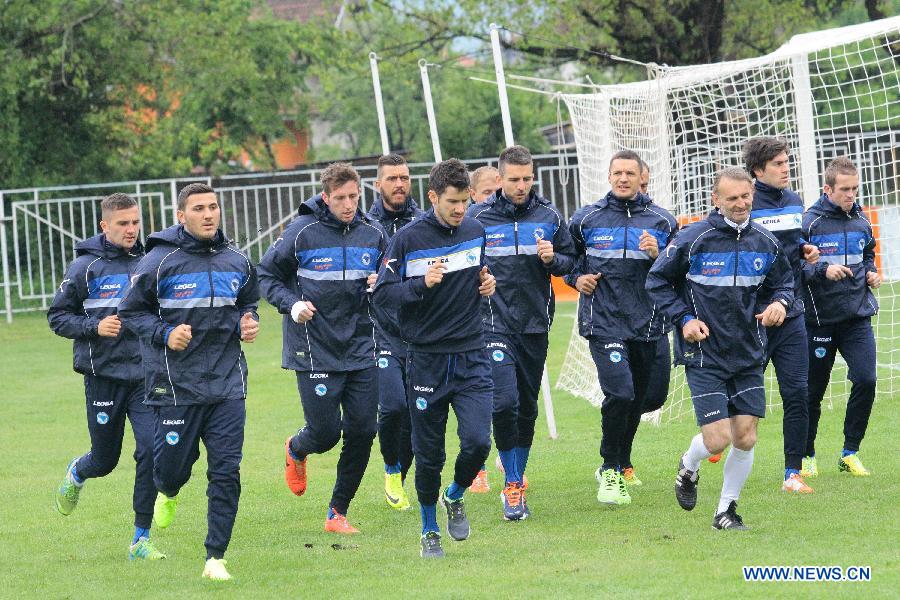 (SP)BOSNIA AND HERZEGOVINA-SARAJEVO-SOCCER-WORLD CUP-TRAINING