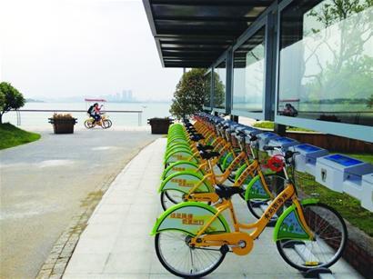 Qingdao puts public bicycles into service