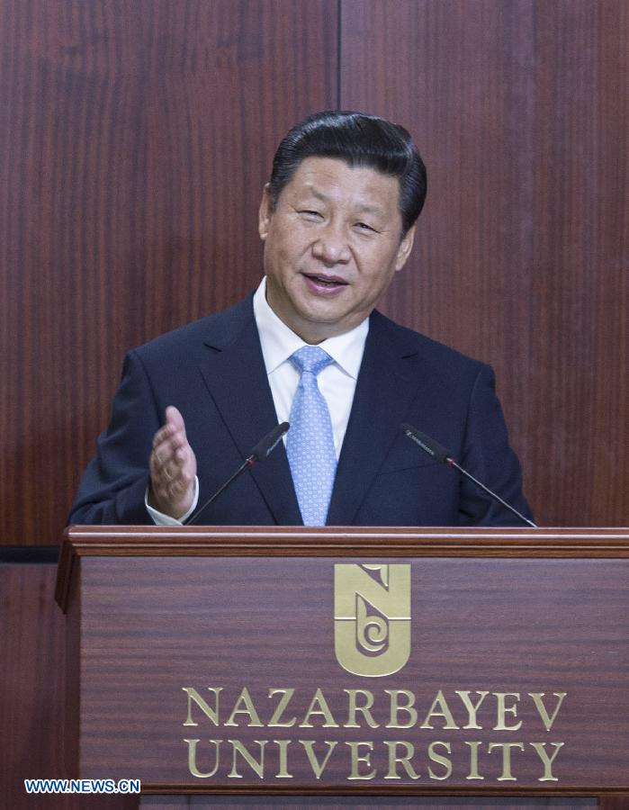 Xi suggests China, C. Asia build Silk Road economic belt
