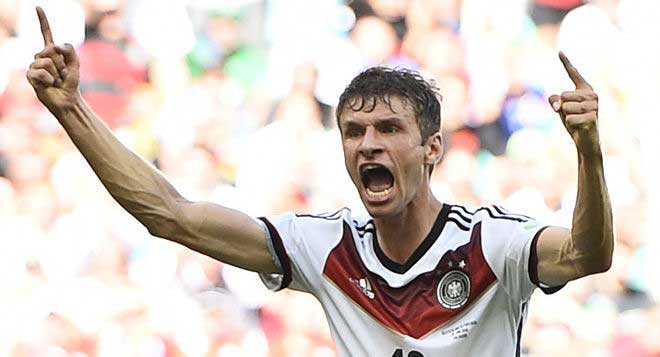 Thomas Muller hat-trick helps Germany crush Portugal 4-0.