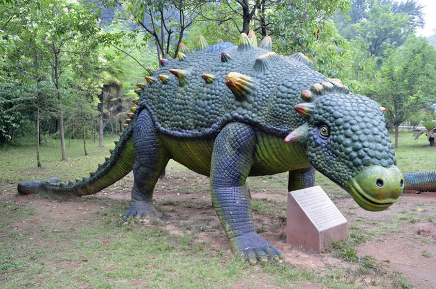 Xixia Dinosaur Relics Park of China, a kingdom of dinosaurs