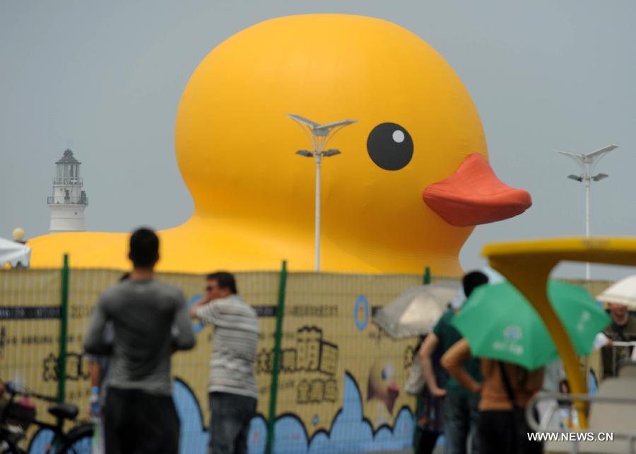  An art festival themed on the rubber duck will open here on Saturday. 