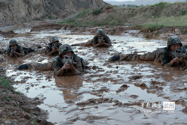 Soldiers participate in rigorous and hard training in Lanzhou MAC to develop the ability to wipe out the enemy as required in actual combat. 