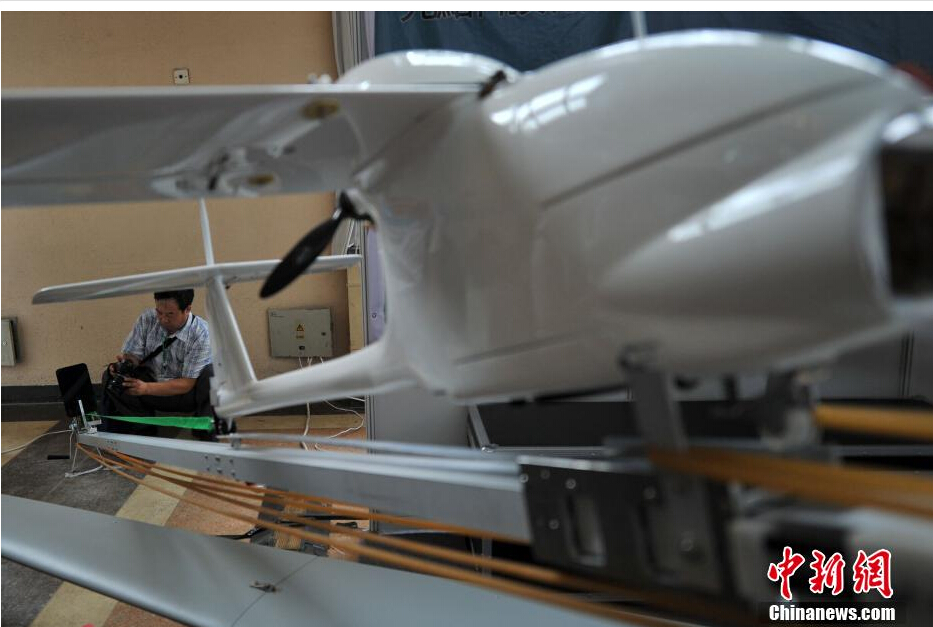 Commando Wing--The Fifth China UAV Show & Conference was held in Beijing Exhibition Center dated July 9-11, 2014.[Photo/Chinanews.com]