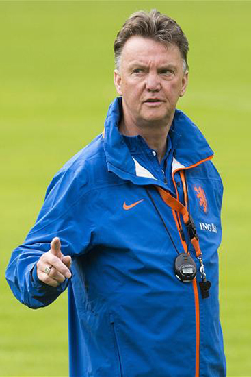 Louis van Gaal,one of the 'Top 10 highest-paid coaches of 2014 World Cup'by China.org.cn.