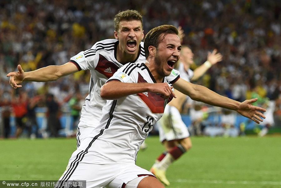 高清:巴西世界杯决赛 德国加时1-0胜阿根廷 - C