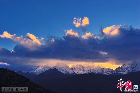 Kawakarpo Peak in the Meili Snow Mountains, one of the 'Top 8 holy mountains in Tibet' by China.org.cn