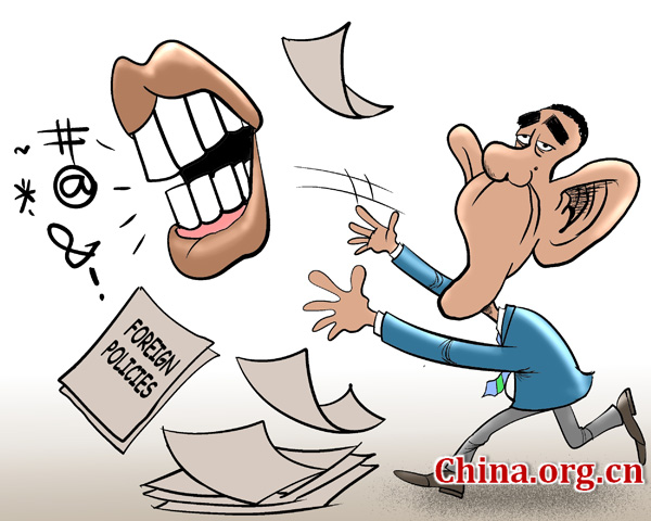 Shooting his mouth off [By Jiao Haiyang/China.org.cn]