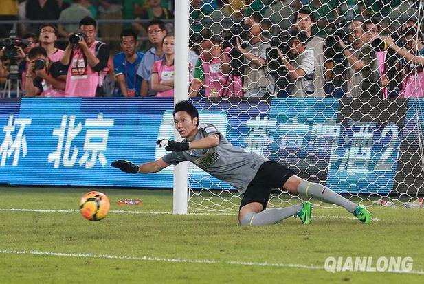 中国足协杯北京工体比赛 鲁能6-4淘汰国安