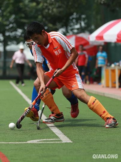 北京青少年市运会男子曲棍球比赛朝阳胜海淀