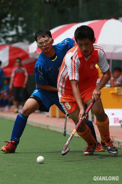 北京青少年市运会男子曲棍球比赛朝阳胜海淀