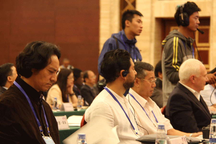 Tibetan delegates attending the Tibet Development Forum. [Photo: CRIENGLISH/Hai Peng]
