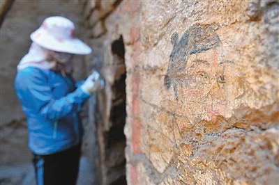 Skull in 1,400-year-old tomb may be European