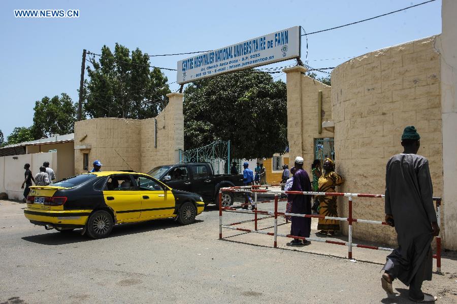 Photo taken on Aug. 29, 2014 shows the Central Hospital of University of Fann in Dakar, Senegal, where the first case of Ebola in the country was received. The first case of Ebola was confirmed on Friday by health authorities of Senegal as the epidemic has claimed over 1,500 lives in African countries since earlier this year.