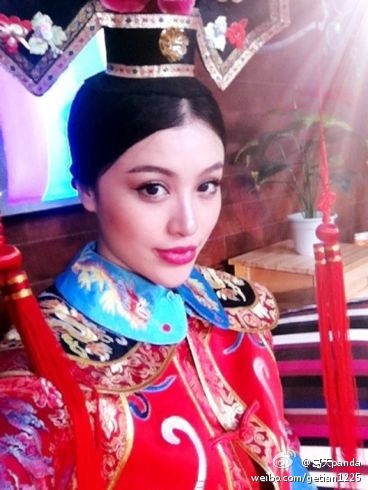 Chinese actress Ge Tian [Sina Weibo]