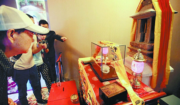 房山天开寺展24年前出土佛舍利