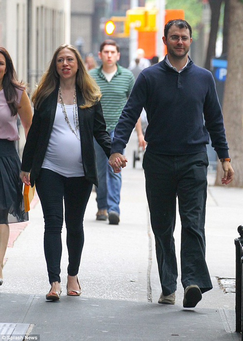 Chelsea Clinton and her husband Marc Mezvinsky 