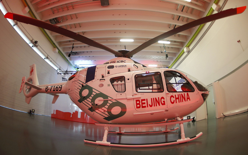 China gets first fully-equipped air ambulance