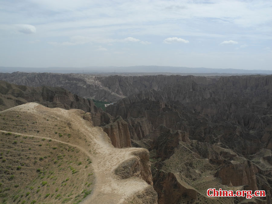 黄河石林地处甘肃省白银市景泰县境内，总面积约50平方千米，其中古石林群10平方公里。这里群山环抱，环境幽静，空气清新，风景秀丽。石林由桔黄色砂砾岩构成，高度80-100米，最高处达200余米，其造型天造地设，鬼斧神工，犹如雕塑大师之梦幻杰作。景区内石林景观与黄河曲流山水相依，颇具天然大园林神韵。[中国网]