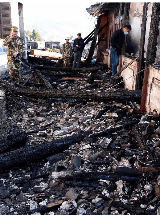 600-year-old tower destroyed in SW China fire