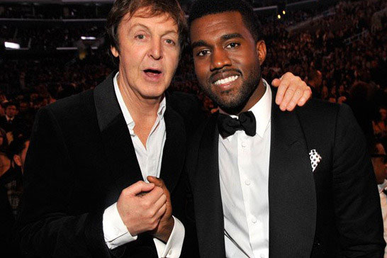 Paul McCartney (left) and Kanye West [cn.hypebeast.com]  