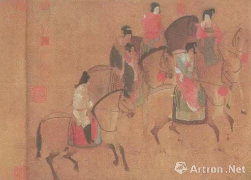 A painting by Zhang Xuan is said to have portrayed Wu Zetian. [Photo/Artron.net]