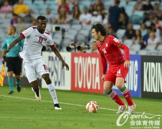 Iran wins over Qatar with 1:0 in the Asian Cup in Australia on Thursday.