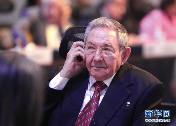 Cuban leader Raul Castro said Wednesday the U.S. trade embargo was the main stumbling block to normalizing ties between the two nations.