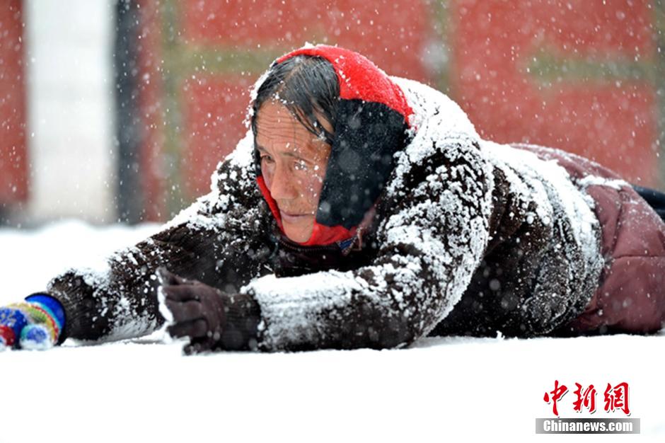 Lhasa Sees Heaviest Snow In Years China Org Cn