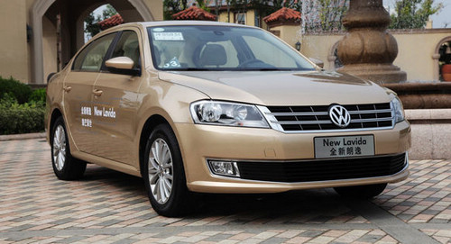 Volkswagen Lavida, one of the 'Top 10 best selling cars in China 2014' by China.org.cn.