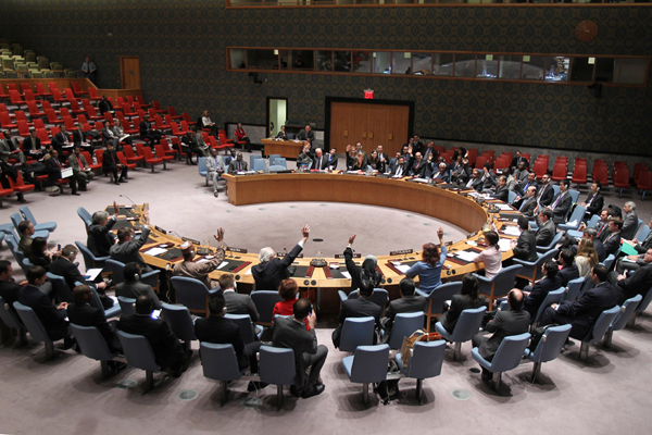 The United Nations Security Council unanimously adopted a resolution today creating a system by which it would to impose sanctions on those blocking peace in South Sudan. [Photo/UN]