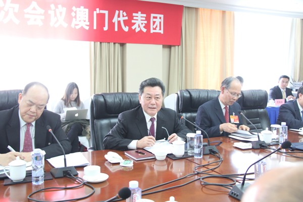 Li Gang, director of the Liaison Office of the Central People's Government in Macao. [Photo courtesy Macao Evening] 