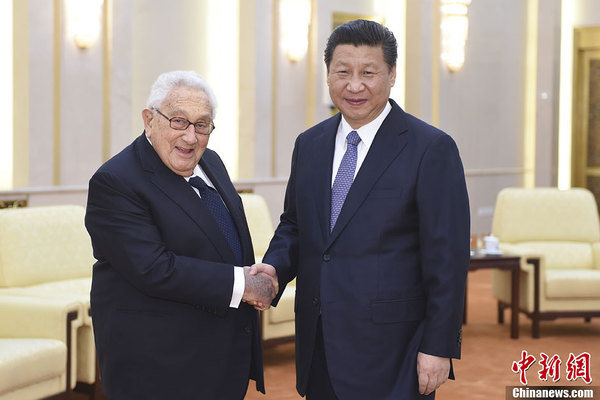 Image result for Kissinger with Xi
