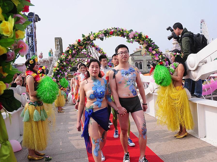 In China, a "naked wedding" refers to a marriage between two peop...