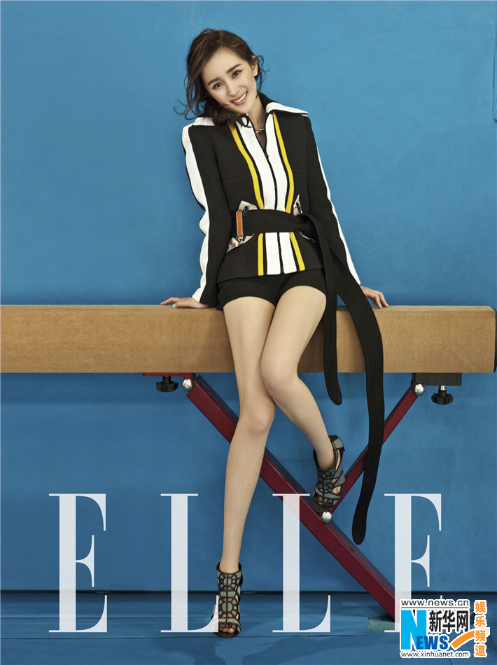 Yang Mi turns into barbie girl for ELLE Magazine