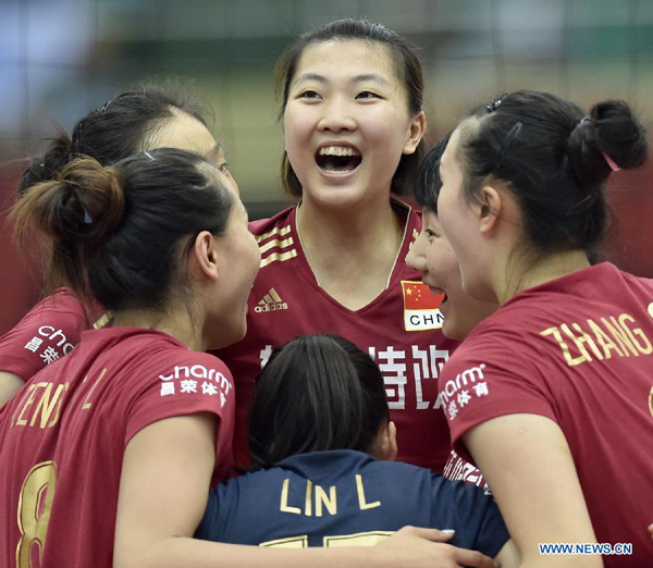 Hosts China Beat Japan 3 0 At Asian Womens Volleyball Championship