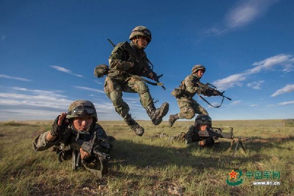 An infantry element conducts training for imminent battles.