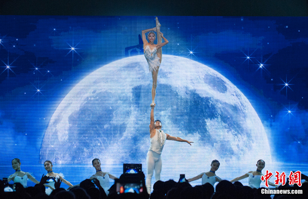 The China National Day is celebrated at the world exposition in Italy's Milan on Monday, June 8, 2015. 