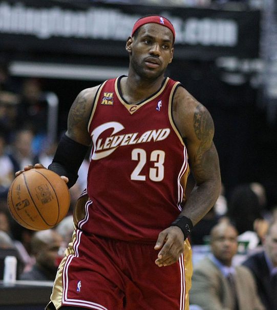 LeBron James, one of the 'Top 10 highest-paid athletes in the world 2015' by China.org.cn.