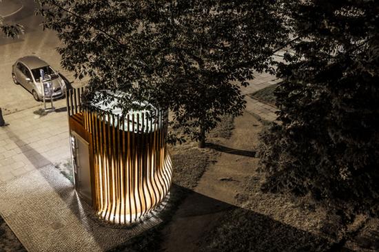 Public Toilets, Gdansk, one of the &apos;top 10 best-designed public toilets in the world&apos; by China.org.cn.