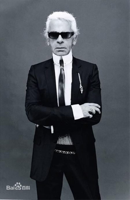 Karl Lagerfeld, one of the &apos;top 10 super models over 60 years old&apos; by China.org.cn.