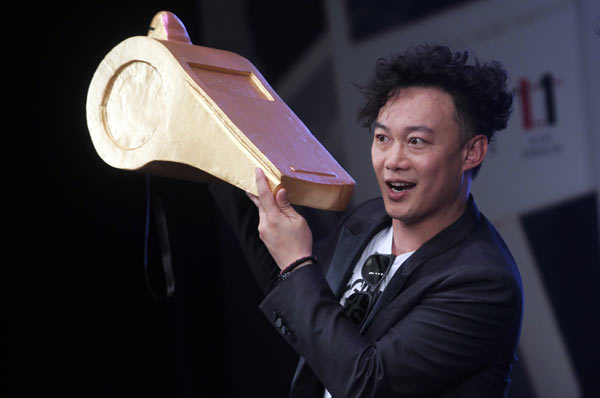 Eason Chan visits Beijing to promote his latest album. [Photos by Zong Hong / China Daily]