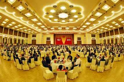 A reception was held to celebrate the 88th anniversary of the founding of the People's Liberation Army (PLA) Friday, a day ahead of China's Army Day.