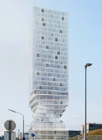 Hochhaus Tower, one of the 'top 10 postmodern buildings under construction' by China.org.cn.
